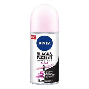 NIVEA Deodorant Invisible Black and White Roll-On 50ml