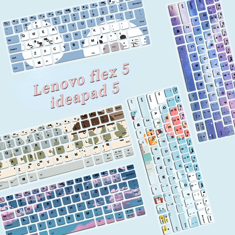 Stiker Pelindung Debu Keyboard Laptop Lenovo Xiaoxin Air14Plus 14 &quot;V14&quot; Lenovo Flex 5 Idea