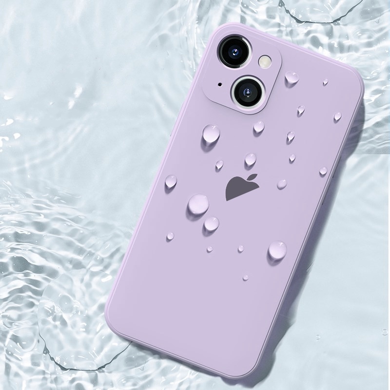 Colorful Silicone Case for iPhone 13 Pro Max 13Mini Lens Protective Soft Back Cover Casing