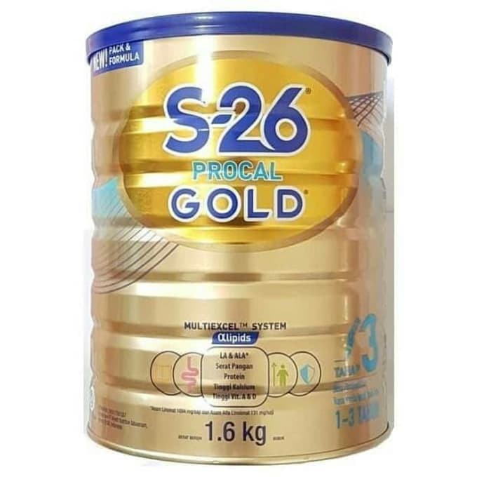 susu s26 procal gold rasa vanila tahap 3 1600g 1-3 tahun