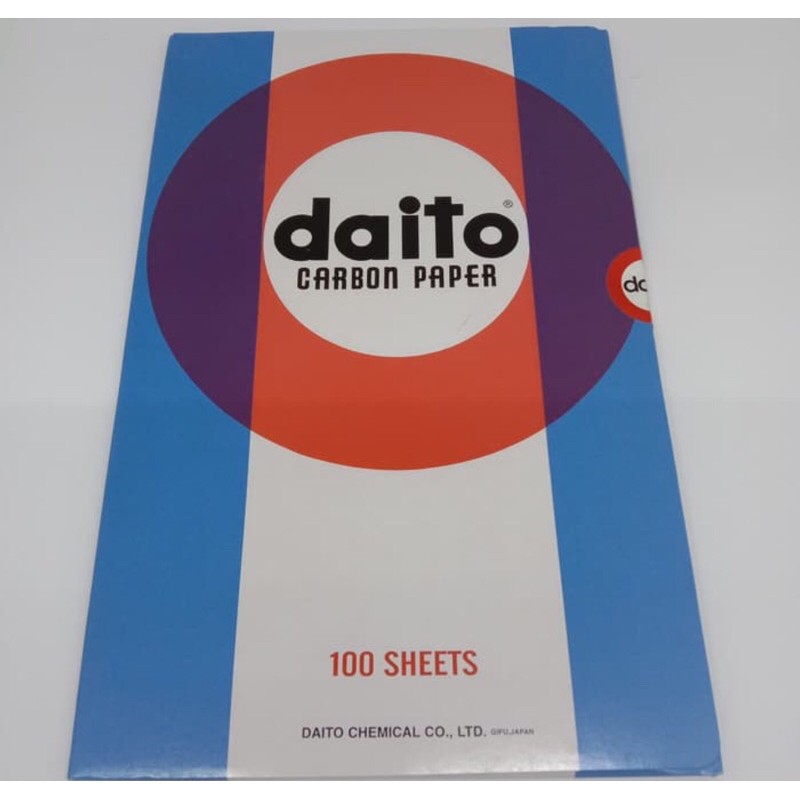 

Carbon Paper DAITO/ kertas karbon size folio (per 5 lembar)