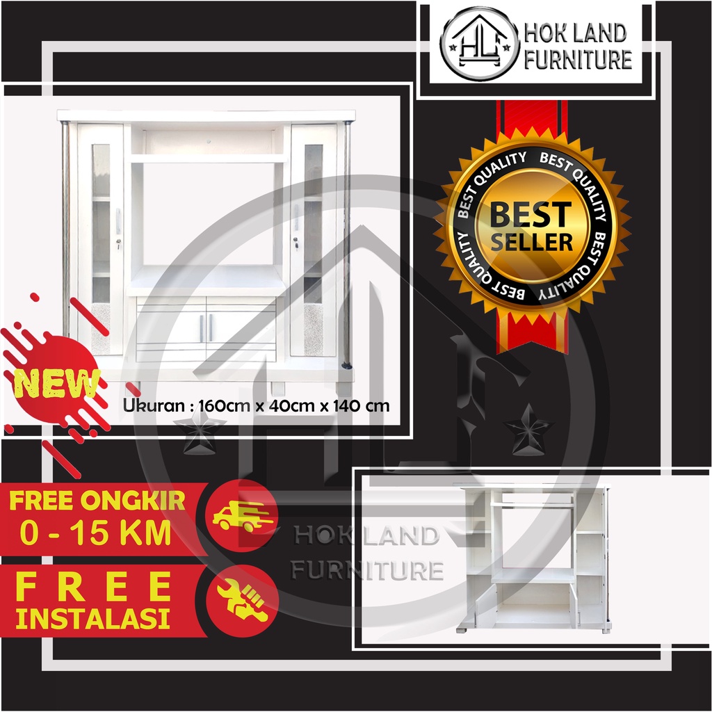 Lemari Tv Meja Tv Buffet Tv Minimalis Murah / Bufet Tv Avanza / Bufet Tv Minimalis Triplek / BA37