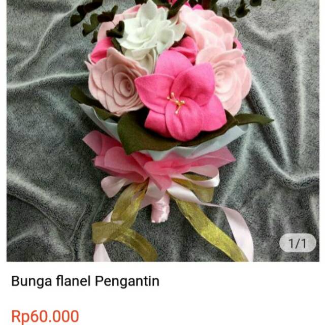 

Buket bunga flanel murah
