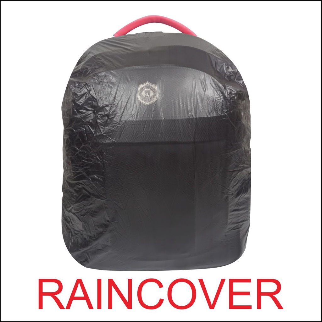 Tas Ransel laptop Tas Punggung Pria Model Emboss Ada Raincover Bahan Tebal Rangsel Sekolah Unisex - PG 10