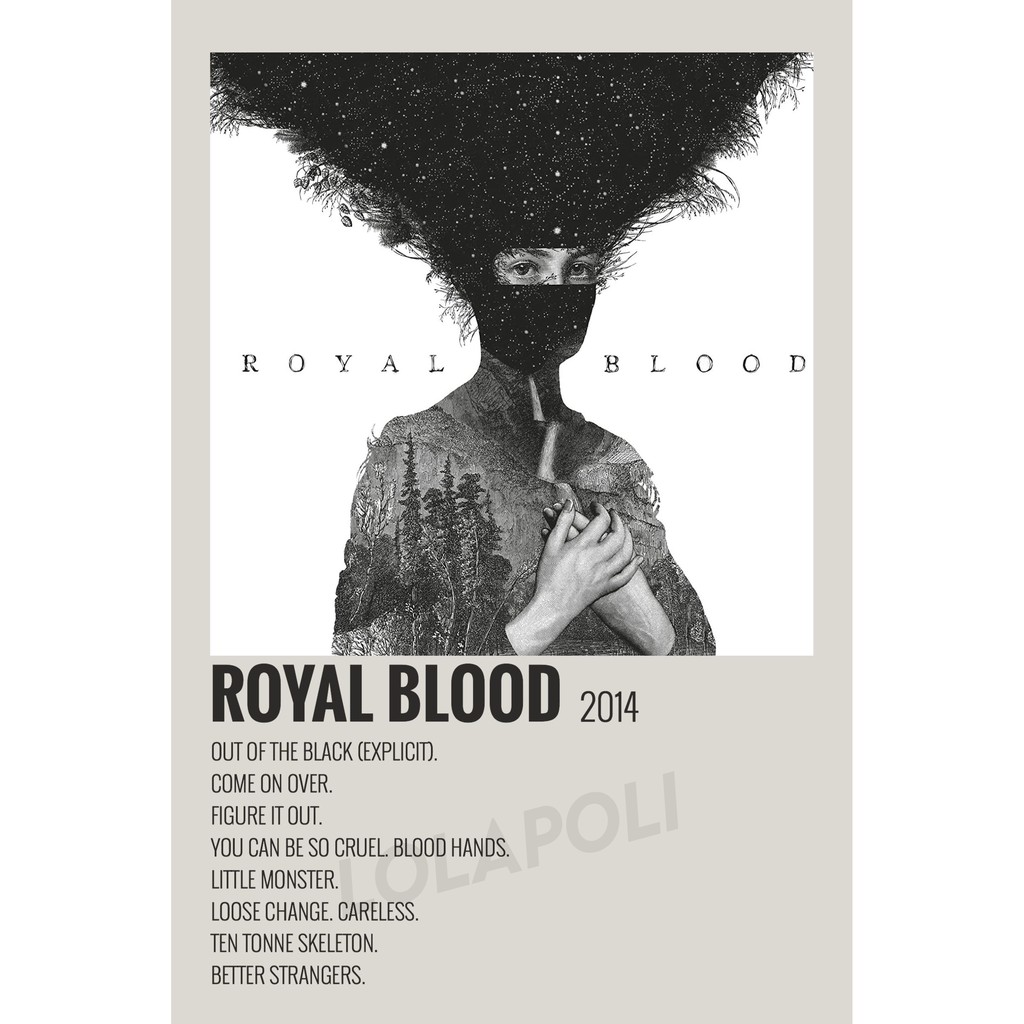 Poster Cover Album Royal Blood - Royal Blood