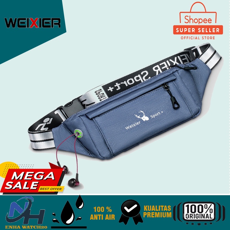 WEIXIER 9562 Tas Selempang Wanita Waist Bag Premium Anti Air