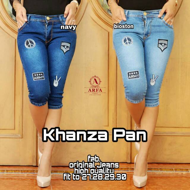 Khanza Pan-Celana pendek wanita-Celana Levis-Jeans wanita pendek