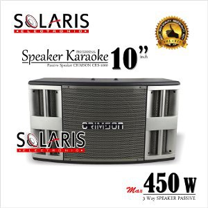 SPEAKER KARAOKE 10 Inch Pasif CRIMSON CRS 1000