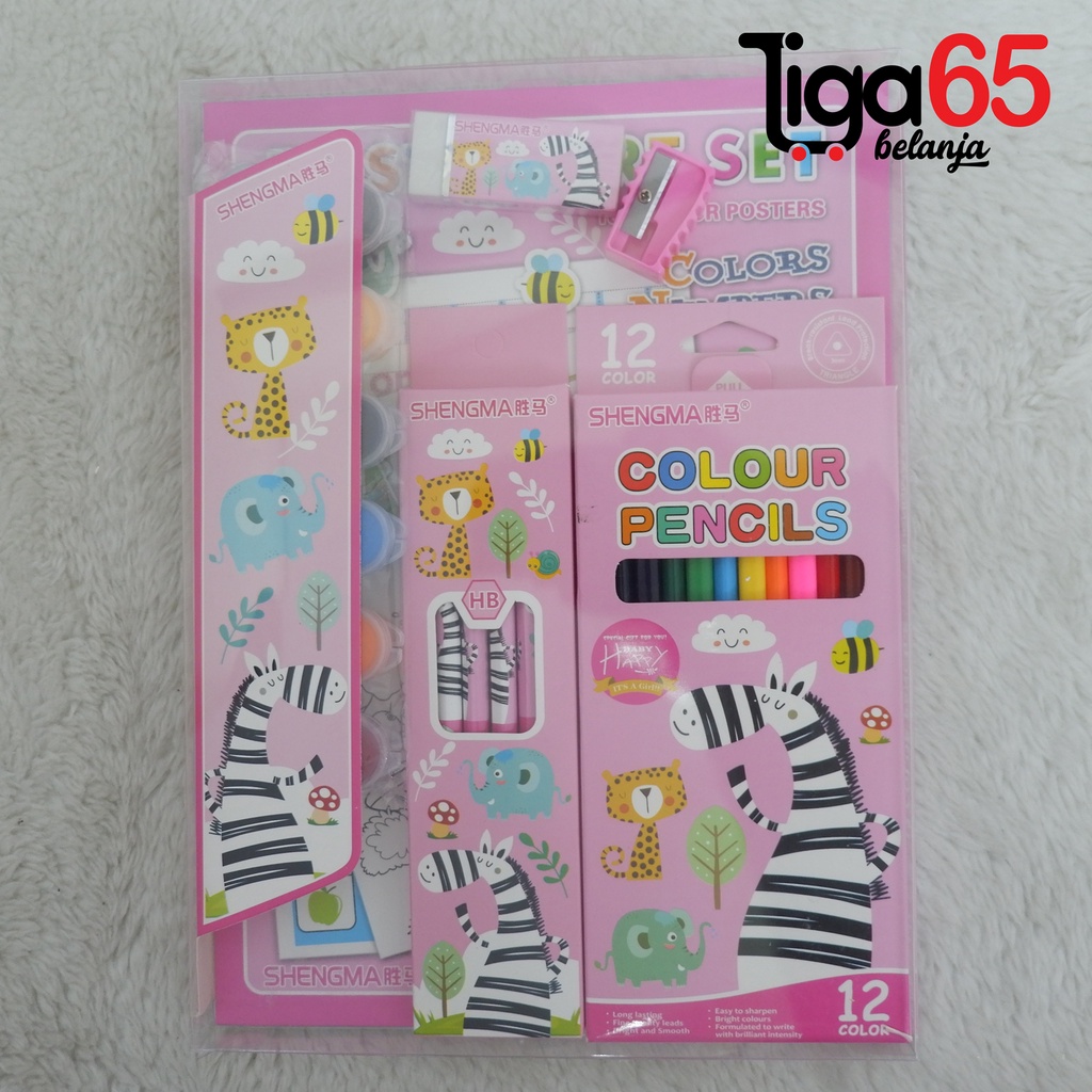 365 STATIONERY SET #41174 Buku &amp; Alat Tulis Anak / Karakter Fancy Gambar Lucu