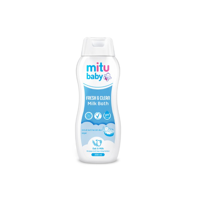 Mitu Baby Milk Bath Botol 200ml