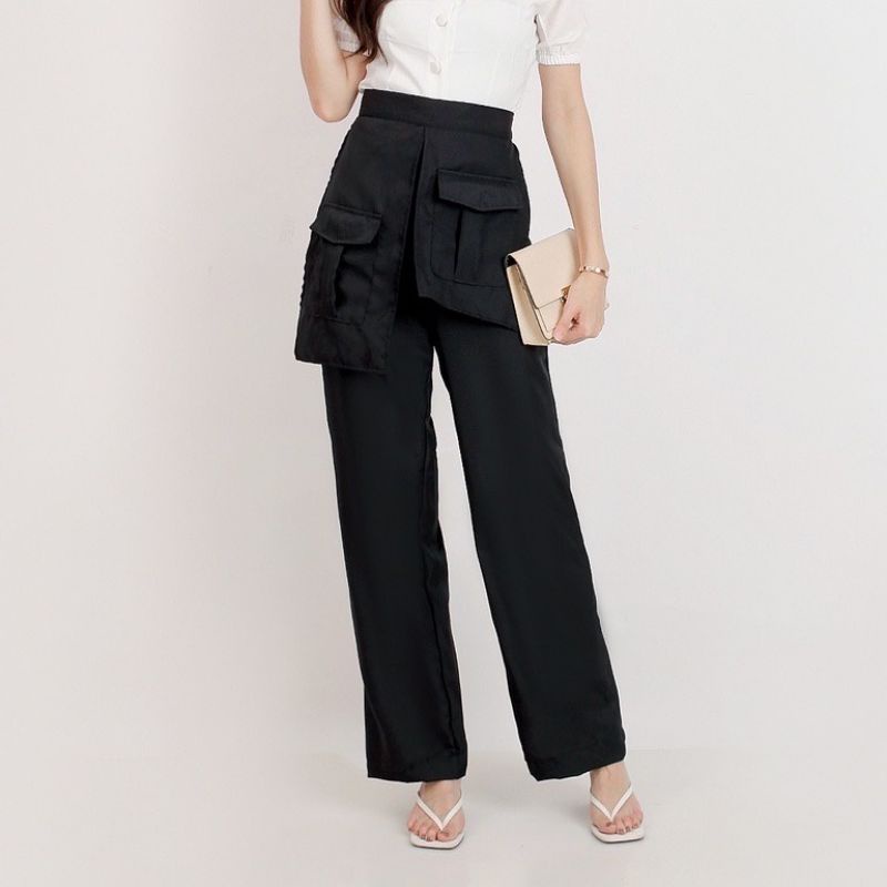 BESS PALAZO POCKET PANTS // KOREAN FANCY PANTS