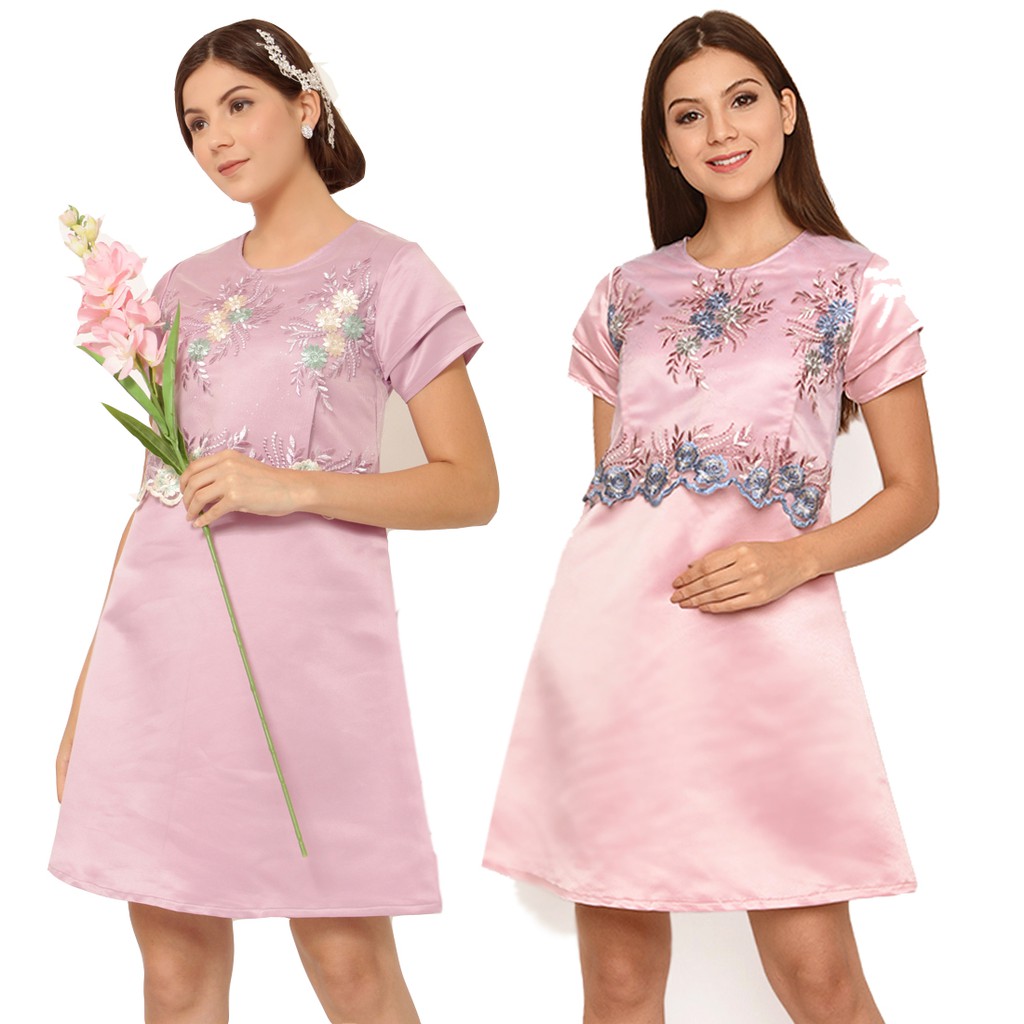 Baju Island- Tulip Baju Menyusui, Nursing Wear, Baju Busui, Dress Pesta Menyusui