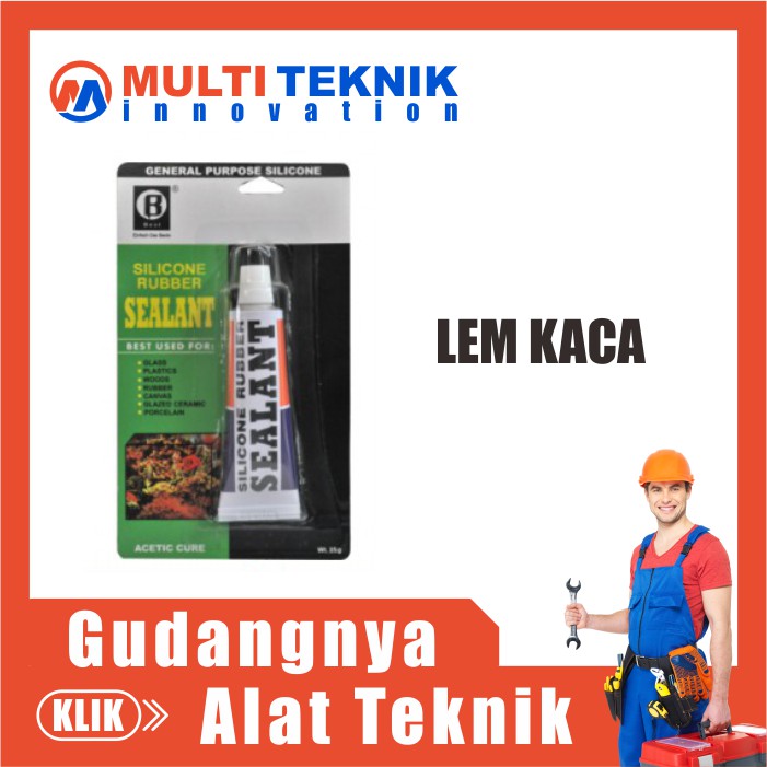 

LEM KACA SEALANT SILICON RUBBER ADHESIVE SILIKON AQUARIUM ALUMUNIUM KAYU KARET CLEAR BENING MT178