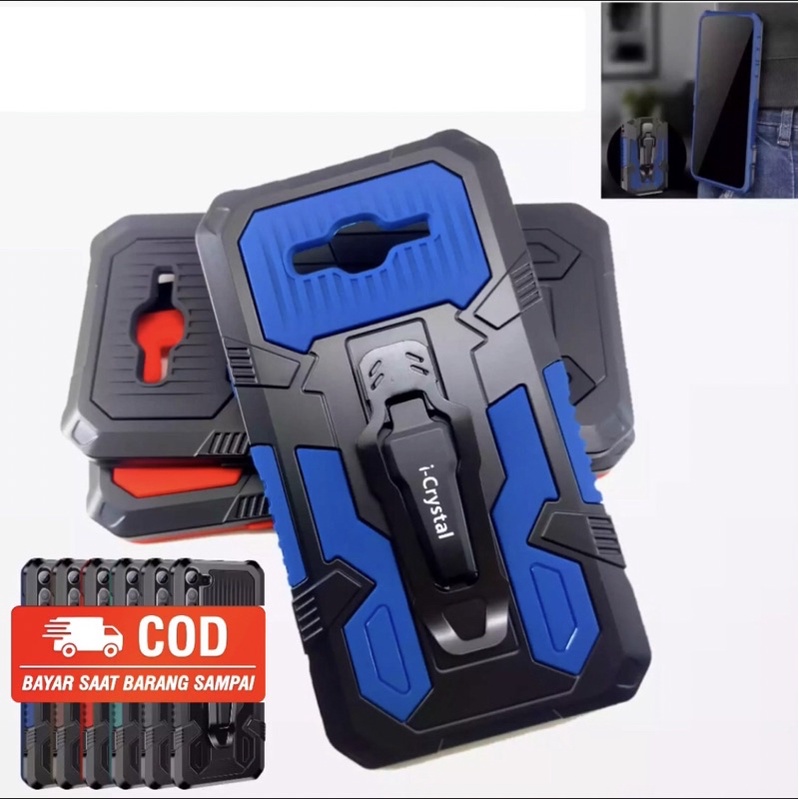 Hard Case i-Crystal Casing Robot Samsung J7 J2 Prime J7 Prime J4 Plus J6 Plus Case Pelindung Handpho