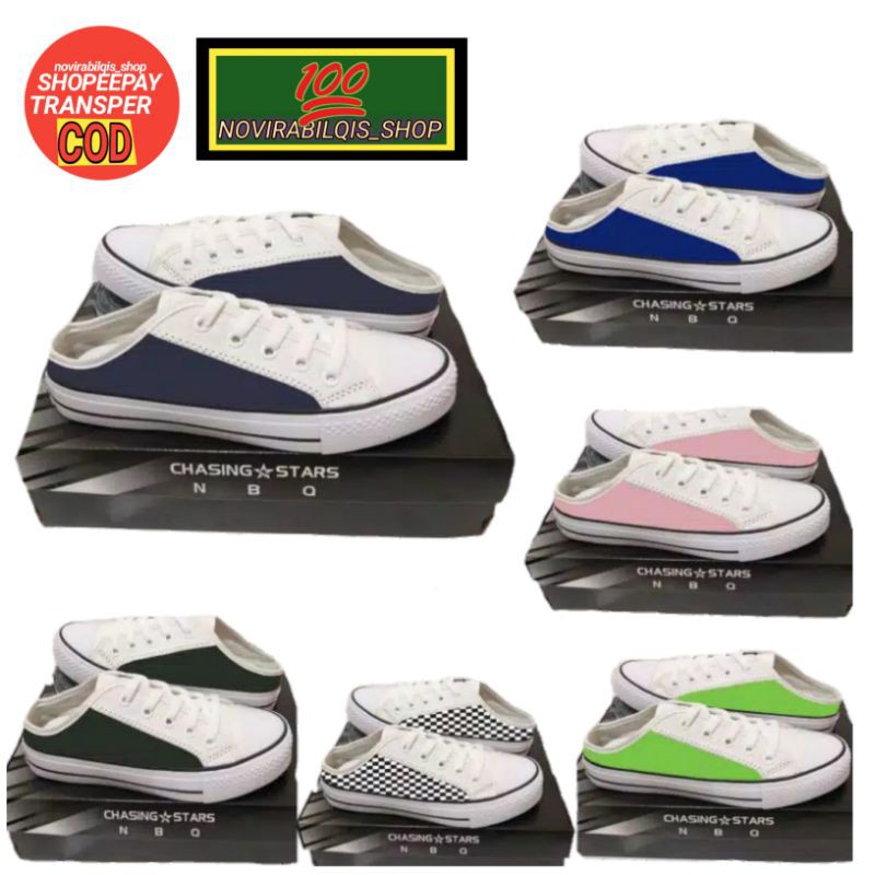 sepatu sloop NBQ termurah poxing 30 pree book