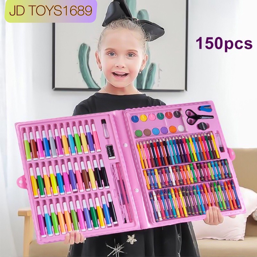 

Crayon Warna 150 pcs / Pensil warna 150 pcs/ Peralatan Melukis menggambar