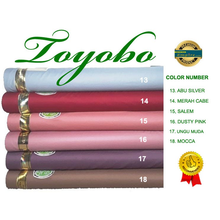 Kain Katun Toyobo Royal Mix Per 0 5 Meter Shopee Indonesia