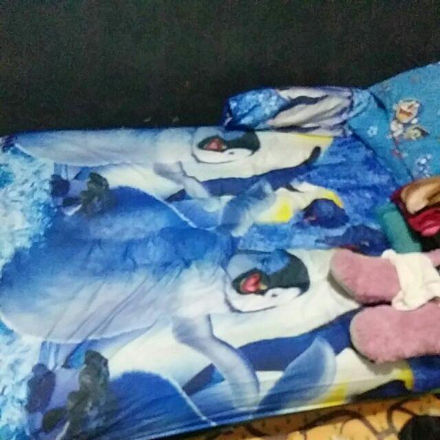 Paket Kasur Angin Intex High Quality Intex Durabeam Double + Pompa + Lem 64102 ( 137x191x25cm )