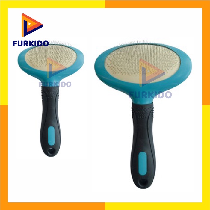 M-pets Oval Slicker Brush / Sisir Hewan Anjing Kucing