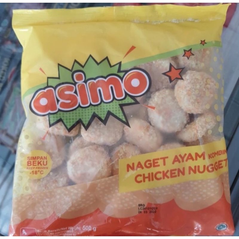 

Asimo Nugget Ayam Kombinasi 500Gr