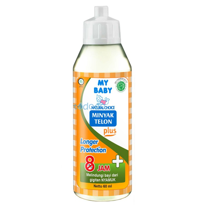 My Baby Minyak Telon Plus Longer Protection 60ml - Minyak Telon Anti Nyamuk