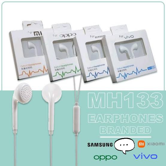 MH 133 Headseat iPhone iPAD IN-Jack 3,5 MM Head Seat Earphone-Orisinil ORI-99% Earsphone Bass Soft Slowly EXTRA Move Headsfree-Headfree-Headphone-Handset-Headset 3.5mm 3,5mm 3,5 set Ear Phone HM-133 -HM133-MH133 Copotan Bagus Murah Tidak Sakit Telinga