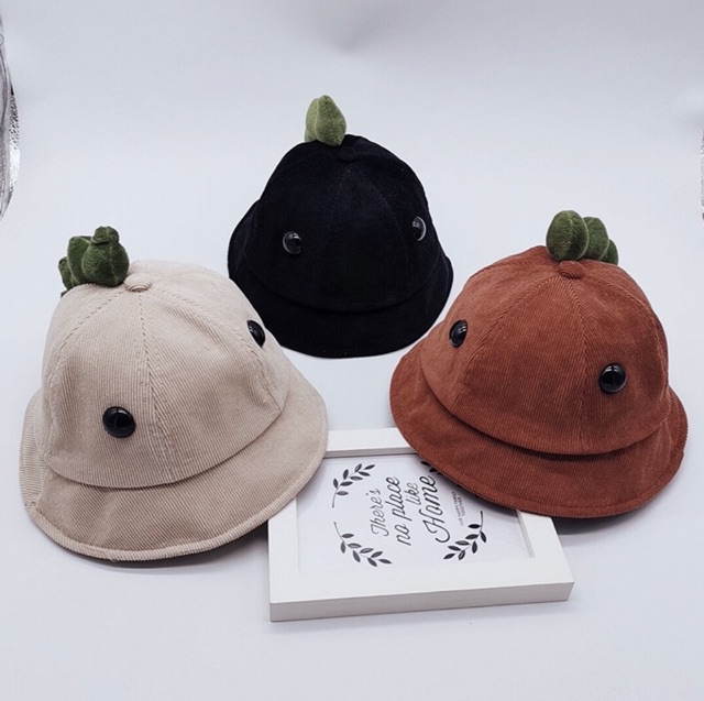 3 4 tahun Topi bucket lucu bay laki laki perempuan dino dinosaurus baby hat cap beanie