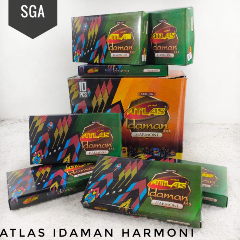 Sarung Atlas Idaman Harmoni 555 SGA Ecer Grosir SN
