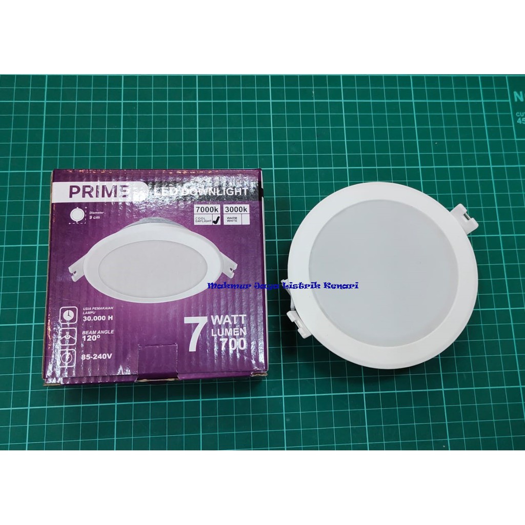 Prime Downlight Led Panel 5 watt 7 Watt 10 Watt Inbow Putih Kuning