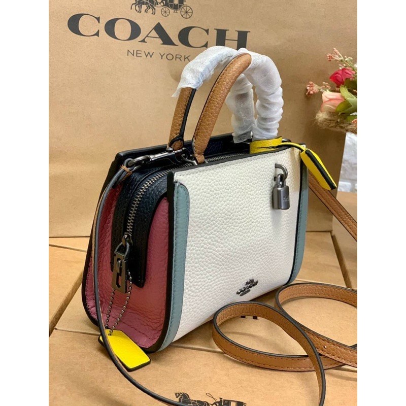 TAS SELEMPANG WANITA CROSSBODY SHOULDER BAG MICRO ZOE CROSSBODY IN COLORBLOCK 1426