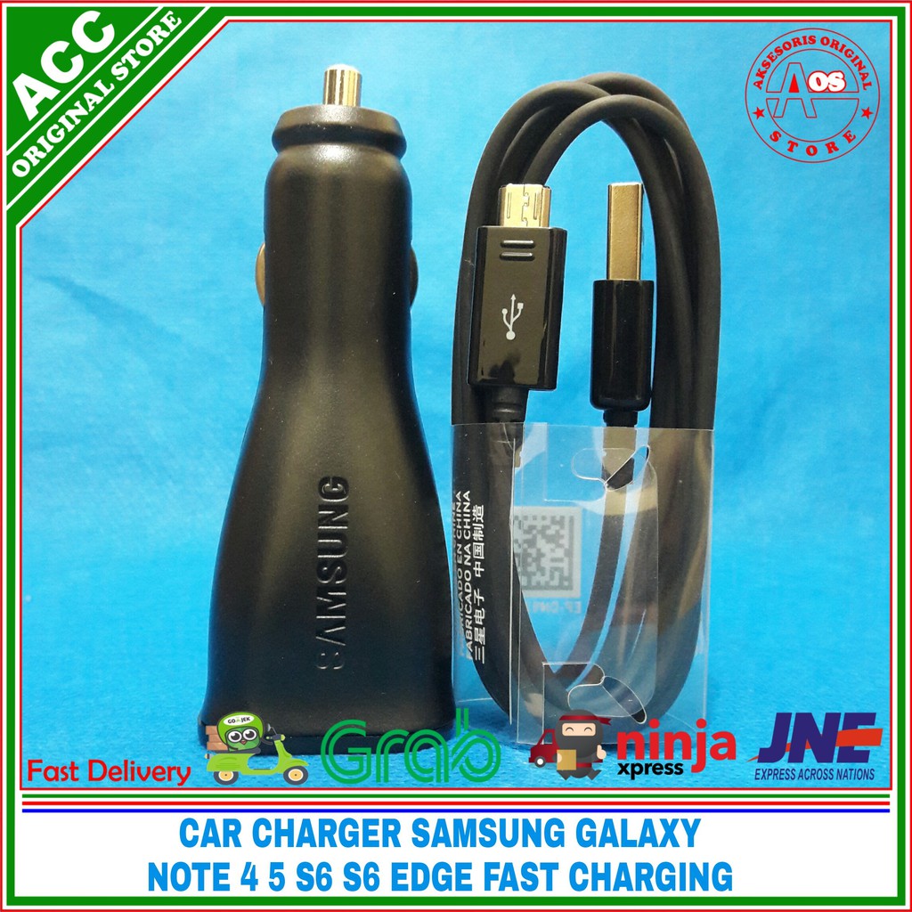 Car Charger samsung Note 4 Note 5 s6 s6 EDGE s6 Flat FLAT ORIGINAL 100% Fast Charging