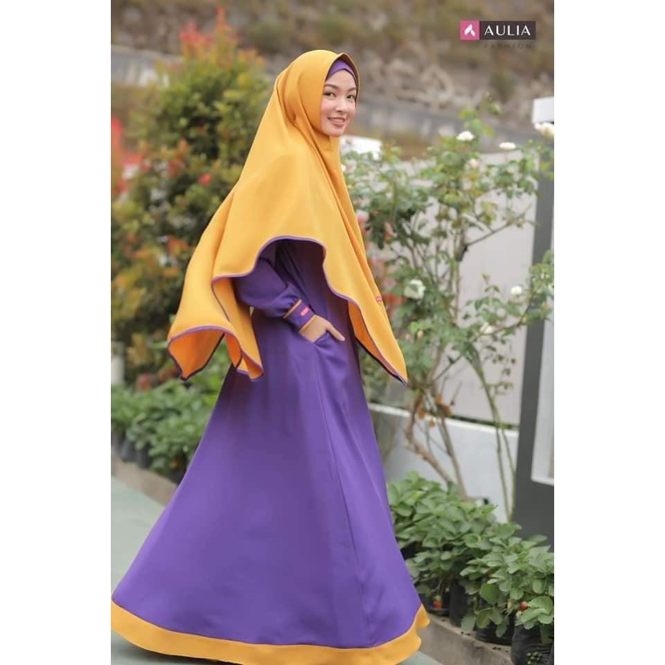 PROMO GAMIS AULIA AZEEZA BARRY ORIGINAL BY AULIA FASHION DRESS BAJU BUSANA MUSLIM WANITA BUSUI SATU 