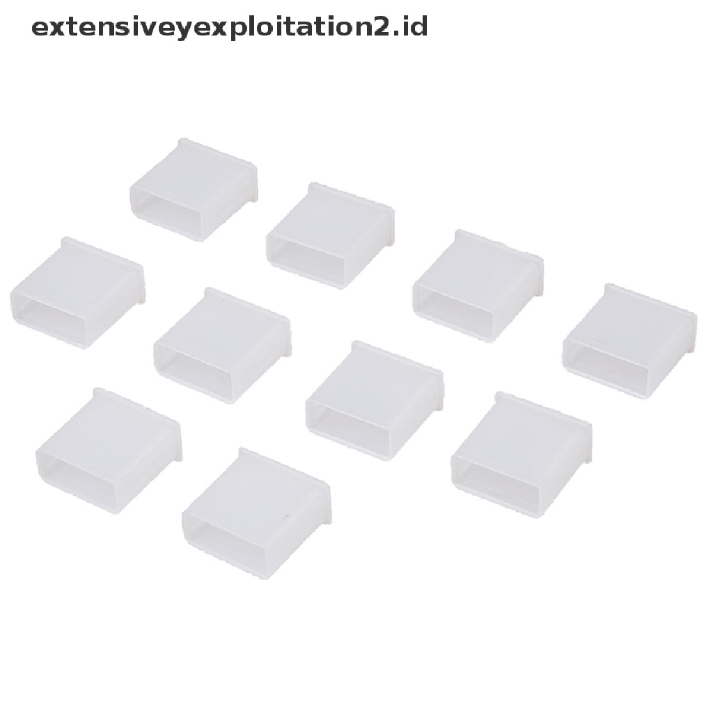 10pcs Cover Pelindung Plug Usb Bahan Plastik Anti Debu