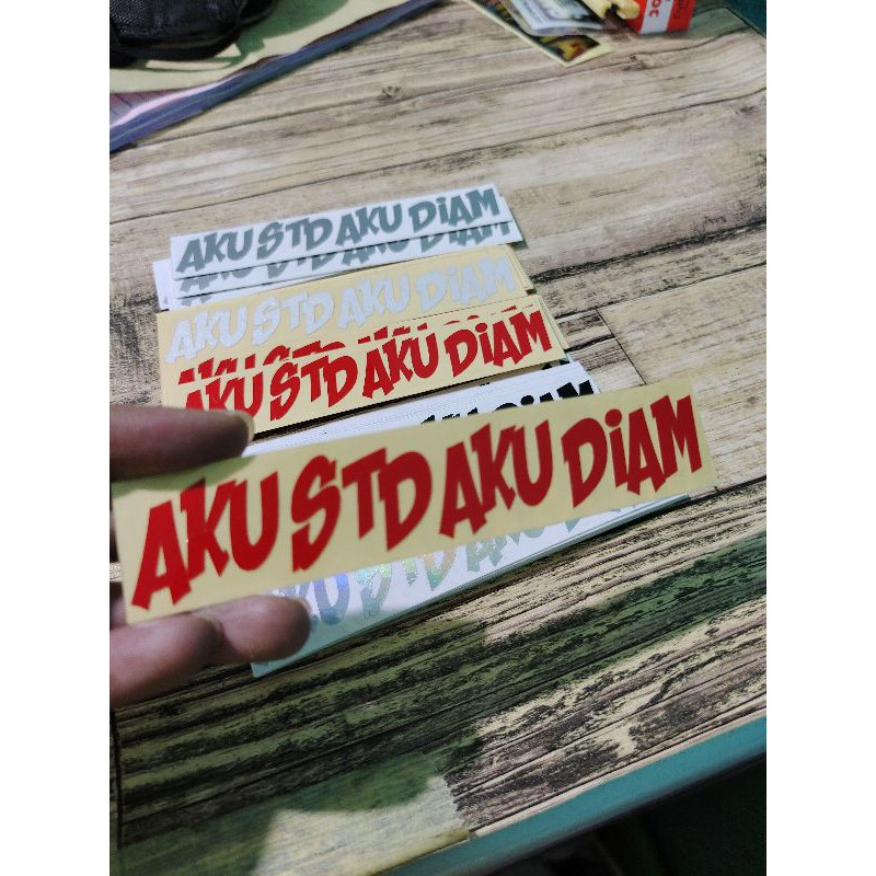 STICKER AKU STD AKU DIAM CUTTING