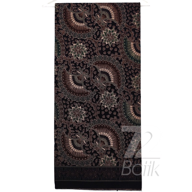 JARIK BATIK Premium Bahan Katun Motif Kembang Warna Hitam Item Black 725840 Cap 72 Kain Jarik Jarit Samping Kebat Panjang Batik Katun Modern Premium Bahan Seragam Batik Pernikahan Kantor Keluarga Murah Kamen Jadi Batik Bali Lembaran