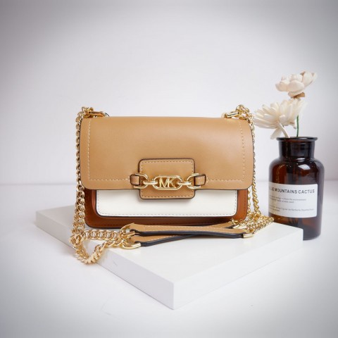 TAS MK HEATHER EXTRA SMALL COLOR BLOCK LEATHER CROSSBODY BAG