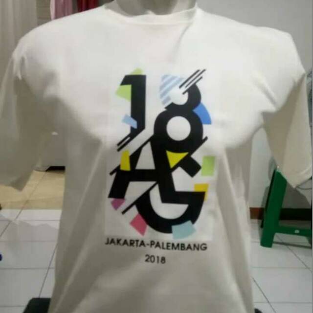 Baju atasan Kaos Asian games tshirt Asian Games