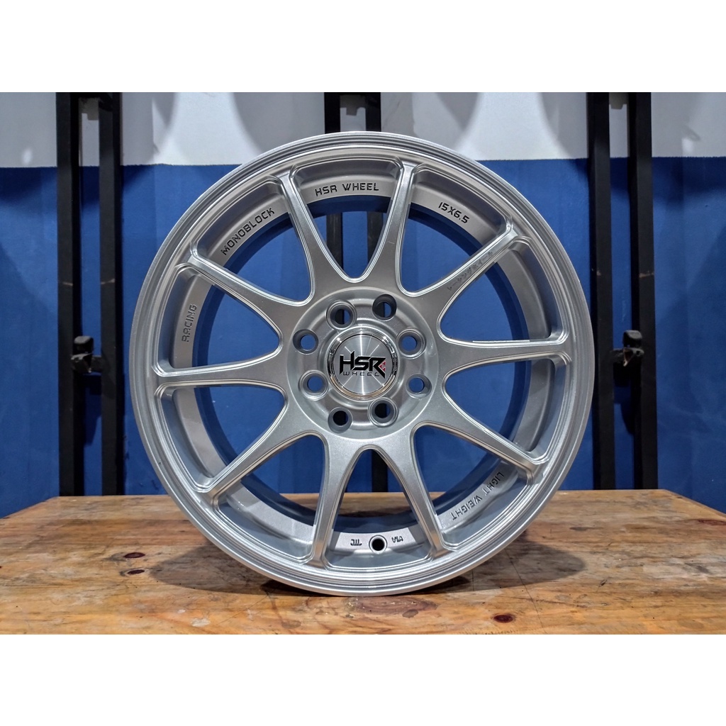 Velg Mobil Racing Ring 15 HSR INDY R15 Lebar 6,5 Baut 4 Murah Untuk Datsun Sigra Mobilio Kredit