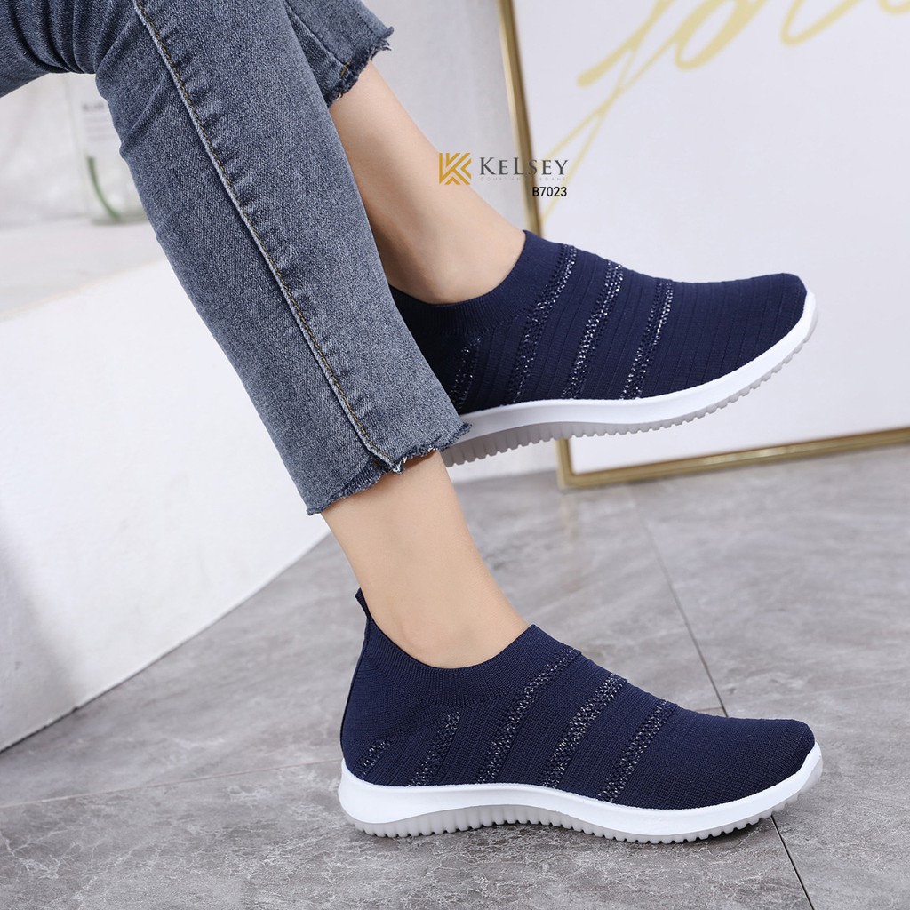 Kelsey Sepatu Flyknit Shoes Wanita Kelsey B7023