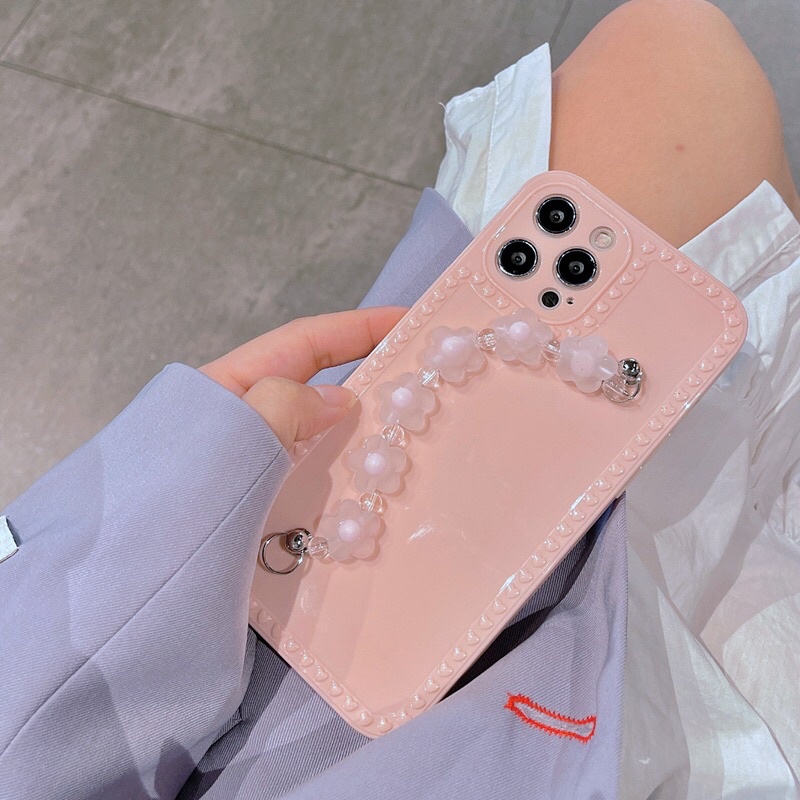 Beige &amp; Lilac Simple Pastel Color Softcase Polos iphone 7/8+ XS XS Max XR 11 Pro Max 12 Pro Max