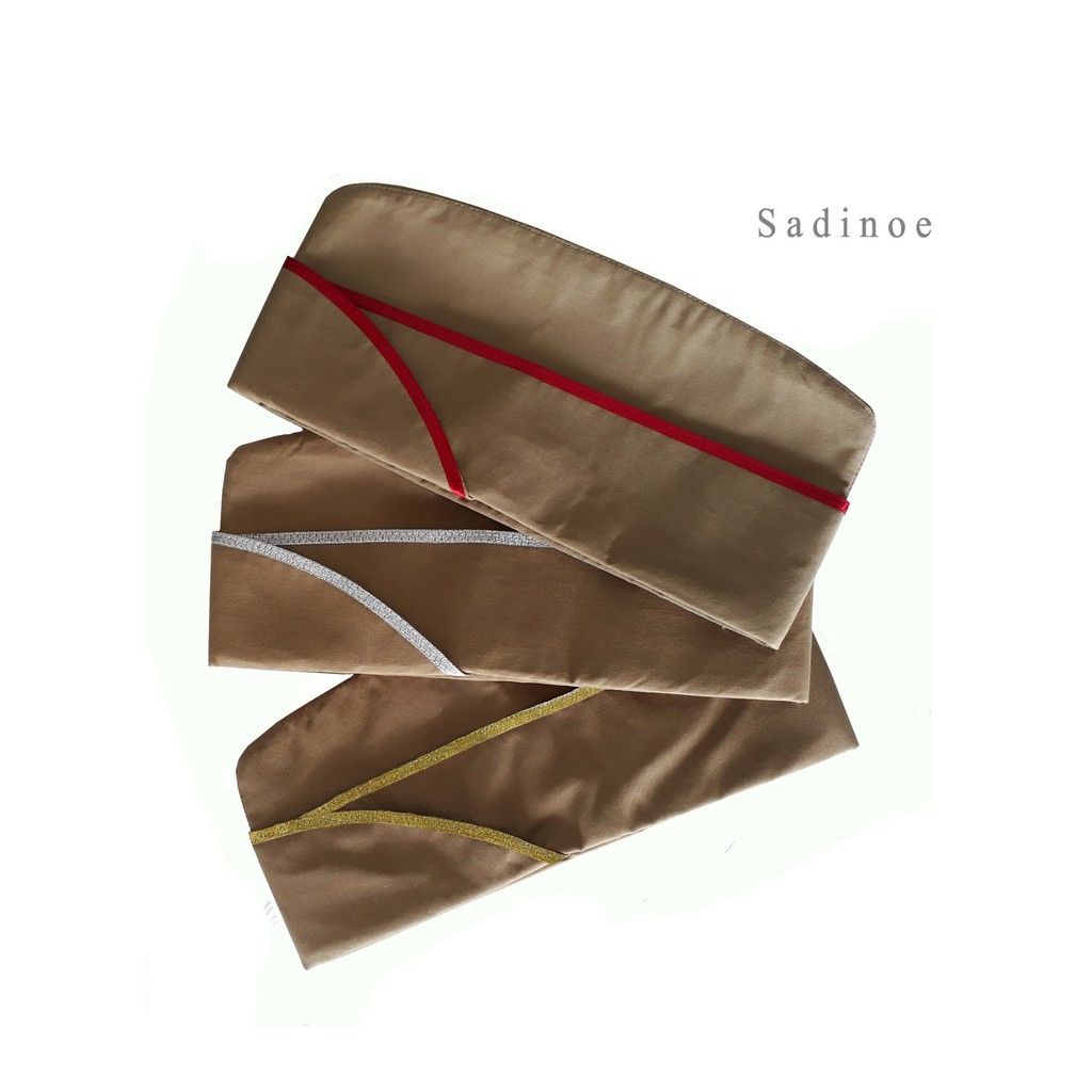 Peci ASN/ Peci PNS/ Peci Khaki - Putra  (Include Pin)