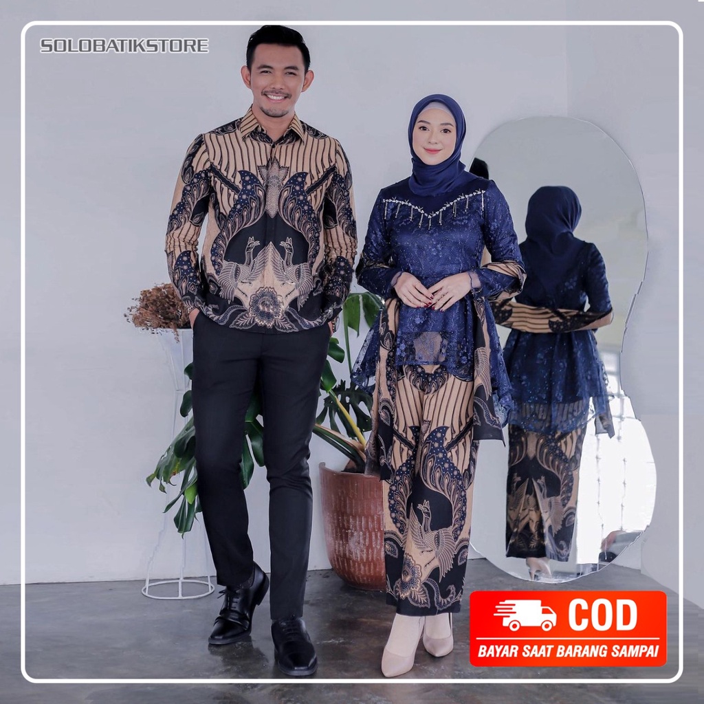 PROMO !! Bisa Bayar Di Tempat Couple Batik Kebaya Wisuda Modern