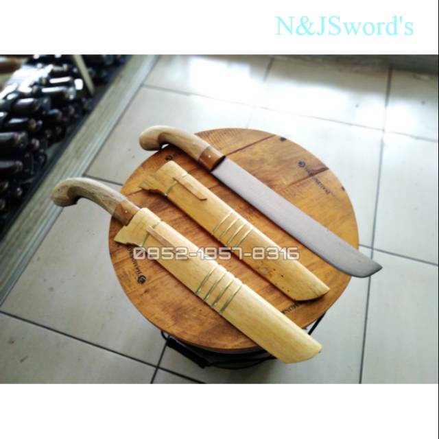 Pisau - Golok Tumpul Latihan Silat / Golok Tidak Tajam / Golok Training