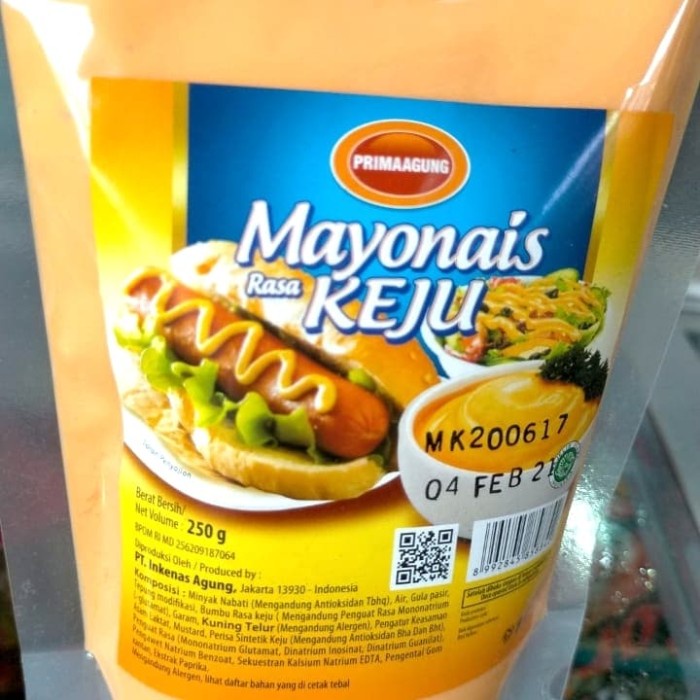 

Mayonaise Keju Prima Agung 250g