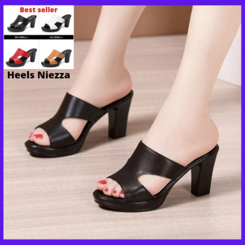 Heels Tumit Niezza tinggi 6cm (NZ-018)