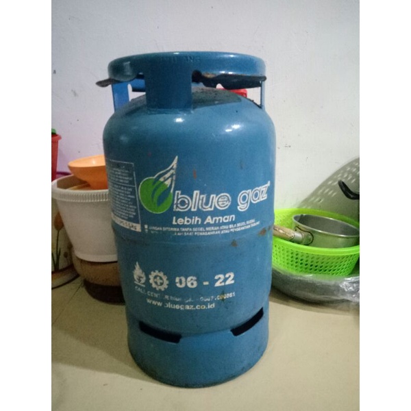 tabung blue gas (kosong) dan tatakan