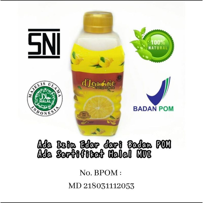 

D'lemonie 100% sari lemon murni vitamin C