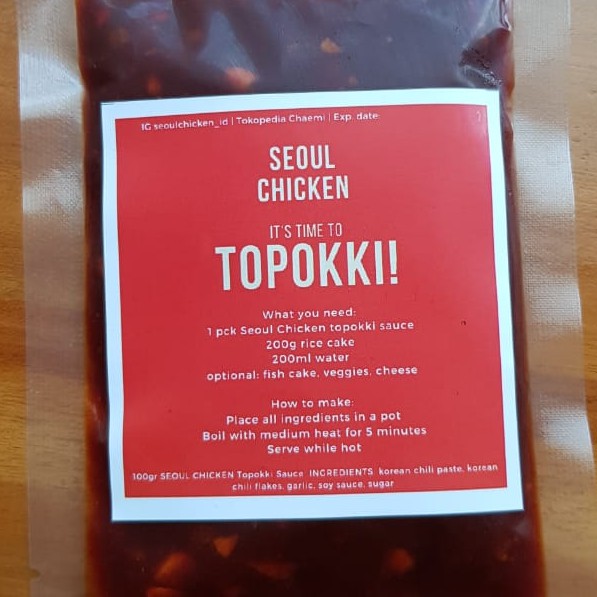 

Topokki Sauce Seoul Chicken