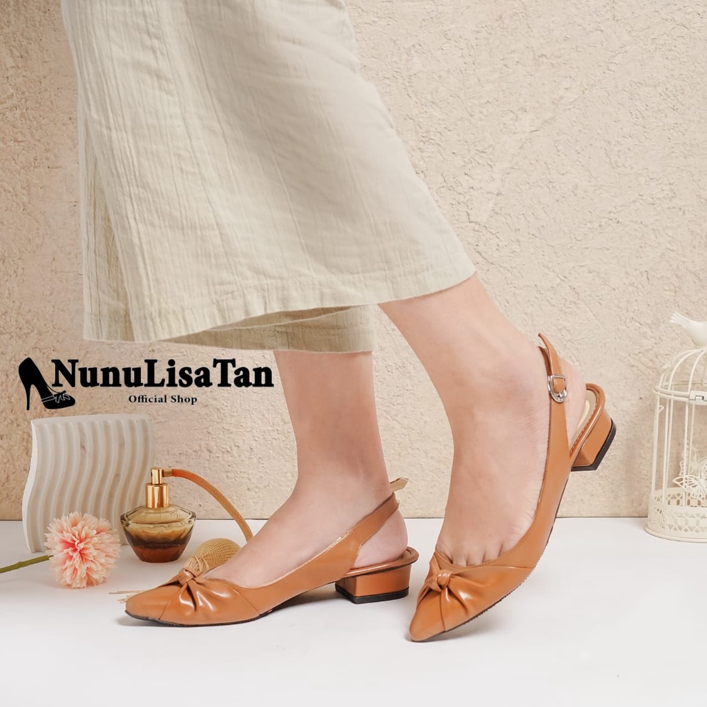 NunuLisaTan - High Heels Wanita Korea 3cm Murah