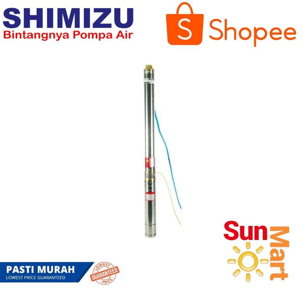 SPG 20 327 K BIT (1 HP) Shimizu Submersible Pump + Kabel 50m / Pompa Satelit / 1 hp / 327